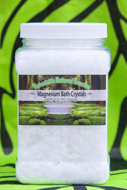 Pure Magnesium Chloride Crystals 2 LB Container